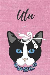 Uta Notizbuch DIN A5 Katze / Malbuch / Tagebuch / Journal / Geschenk
