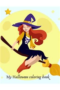 My halloween coloring book