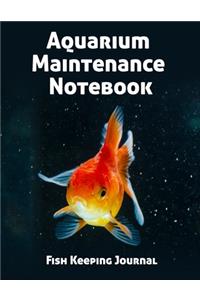Aquarium Maintenance Notebook Fish Keeping Journal