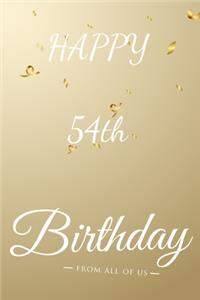 Happy 54th Birthday