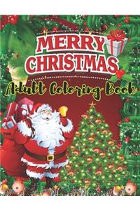 Merry Christmas Adult Coloring Book