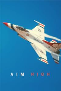 Airplane Aim High Collection Travel Lined Journal, Volume 9, College Ruled Notebook, Softcover Writing Notepad Gift, 120 Pages