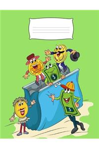Wacky Wallet Composition Book
