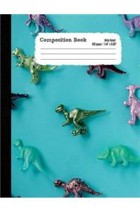 Composition Book Wide Ruled 100 pages (7.44 x 9.69)