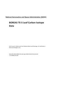 Boreas Te-5 Leaf Carbon Isotope Data