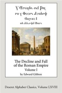 Decline and Fall of the Roman Empire, vol. 1 (Deseret Alphabet edition)