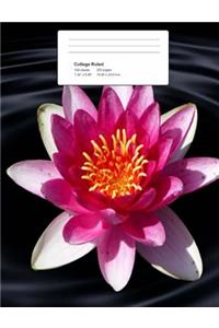 Lotus Flower Composition Book