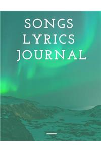 Songs Lyrics Journal