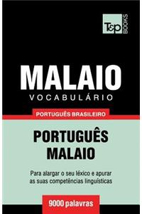Vocabulário Português Brasileiro-Malaio - 9000 palavras