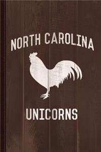 North Carolina Unicorns Journal Notebook