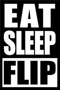 Eat Sleep Flip Gift Notebook for an Acrobat, Medium Ruled Journal