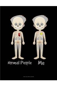 Normal People Me: Two Column Ledger