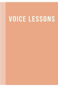 Voice Lessons