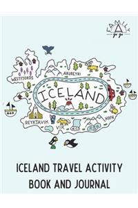 Iceland Travel Activity Book and Journal