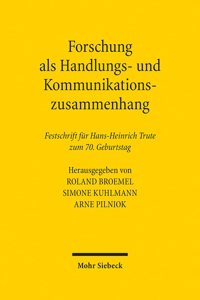 Forschung ALS Handlungs- Und Kommunikationszusammenhang