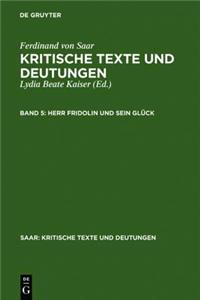 Herr Fridolin Und Sein GlÃ¼ck
