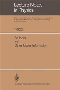 Index and Other Useful Information