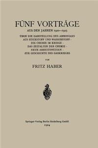 Fünf Vorträge Aus Den Jahren 1920-1923