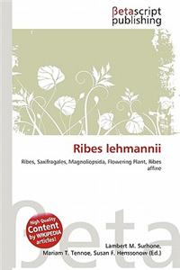Ribes Lehmannii