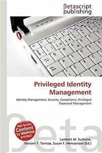 Privileged Identity Management