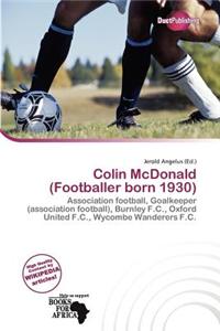 Colin McDonald (Footballer Born 1930)
