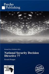 National Security Decision Directive 77