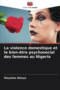 violence domestique et le bien-être psychosocial des femmes au Nigeria