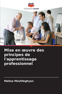 Mise en oeuvre des principes de l'apprentissage professionnel