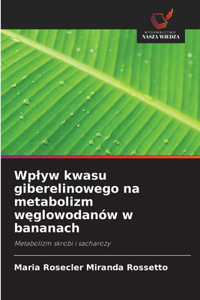 Wplyw kwasu giberelinowego na metabolizm węglowodanów w bananach
