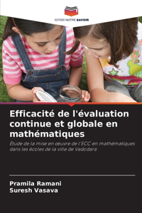 Efficacité de l'évaluation continue et globale en mathématiques