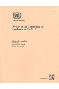 Report of the Committee on Conferences for 2012