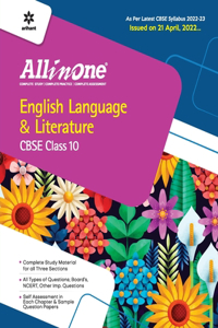 CBSE All In One English Language & Literature Class 10 2022-23 Edition (As per latest CBSE Syllabus issued on 21 April 2022)