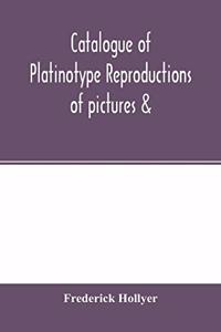 Catalogue of platinotype reproductions of pictures &; c. photographed and sold by Mr. Hollyer