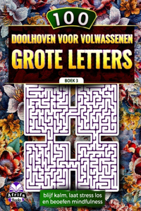 100 doolhoven voor volwassenen, grote letters