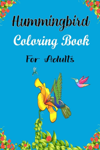 Hummingbird Coloring Book For Adults