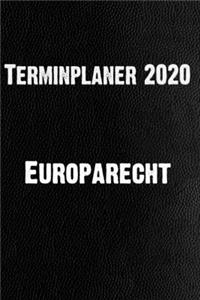 Terminplaner 2020 Europarecht