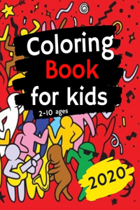 Coloring book for kids , 2-10 ages , 2020