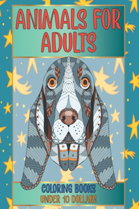 Coloring Books Animals for Adults - Under 10 Dollars