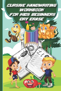 Cursive Handwriting Workbook for Kids Beginners Dry Erase