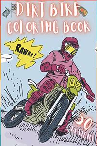 Dirt Bike Coloring Book