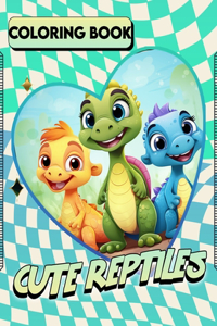 Cute Reptiles coloring book