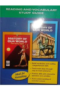 Prentice Hall History of Our World Reading and Vocabulary Study Guide 2005c