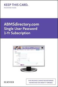 Abmsdirectory.com Single User - Password 1-Yr Sub