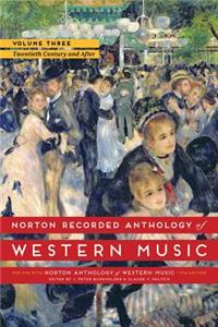 Norton Recorded Anthology of Western Music, Volume 3