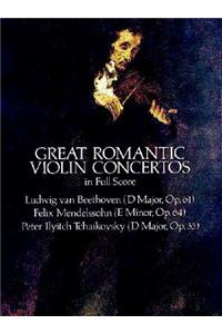 Great Romantic Violin Concertos in Full Score