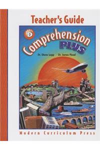 Comprehension Plus, Level D, Teacher Edition