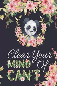 Clear Your Mind of Can't