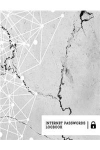 Internet Passwords Logbook