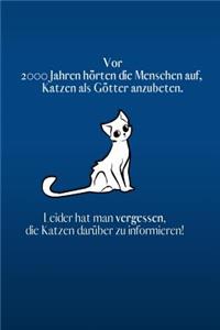 Vor 2000 Jahren hörte der Mensch auf, Katzen als Götter anzubeten.