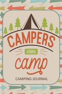 Campers Gonna Camp Camping Journal